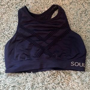 SoulCycle Medium Navy Sports Bra
